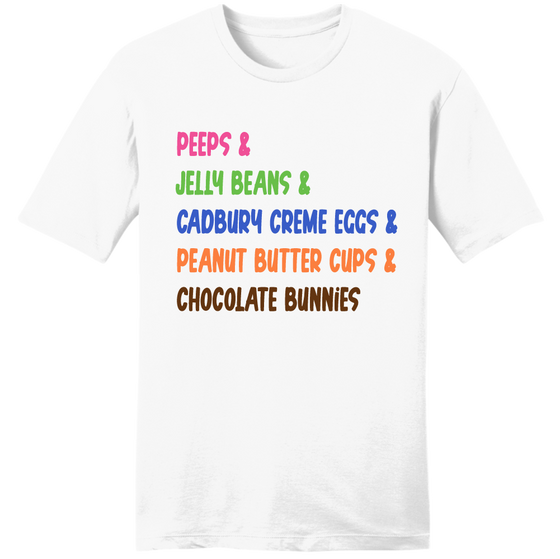 Peeps & Jelly Beans & tee