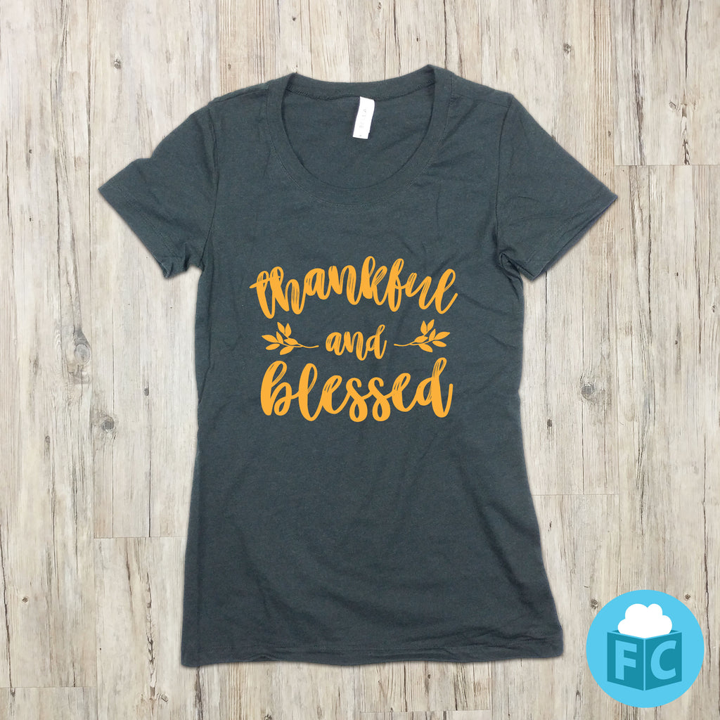 Thankful and Blessed | Women's Scoop Neck
