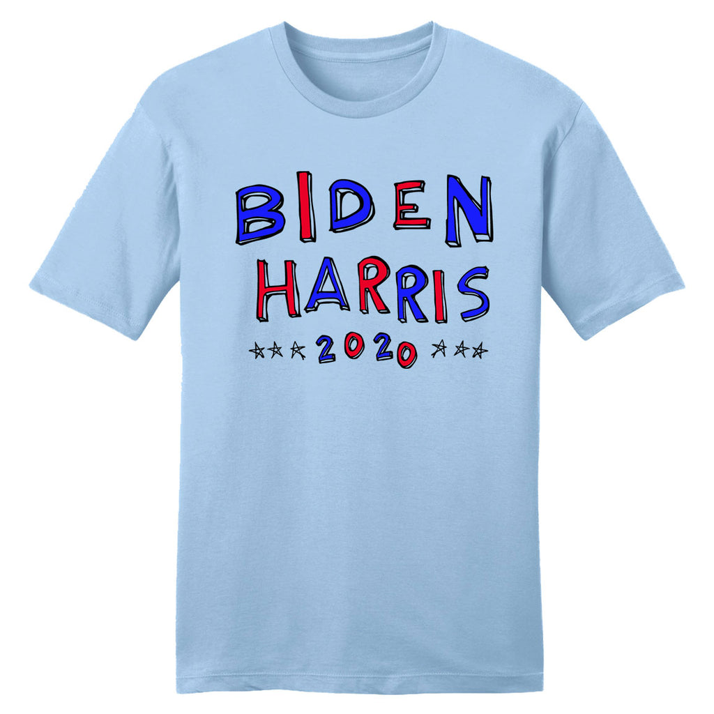 Biden-Harris 2020 Doodle Design Blue T-shirt