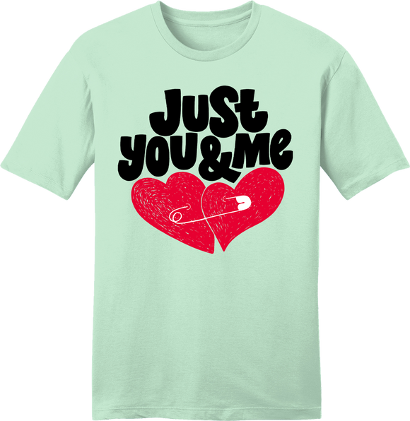 Just You & Me Safety Pins tee