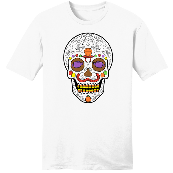 Candy Skull Full Color tee