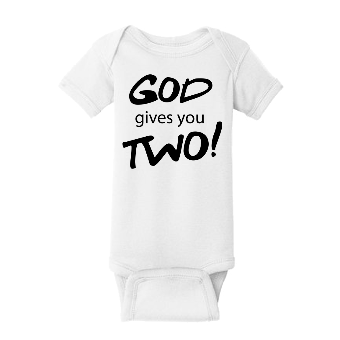 God Gives You Two Onesie