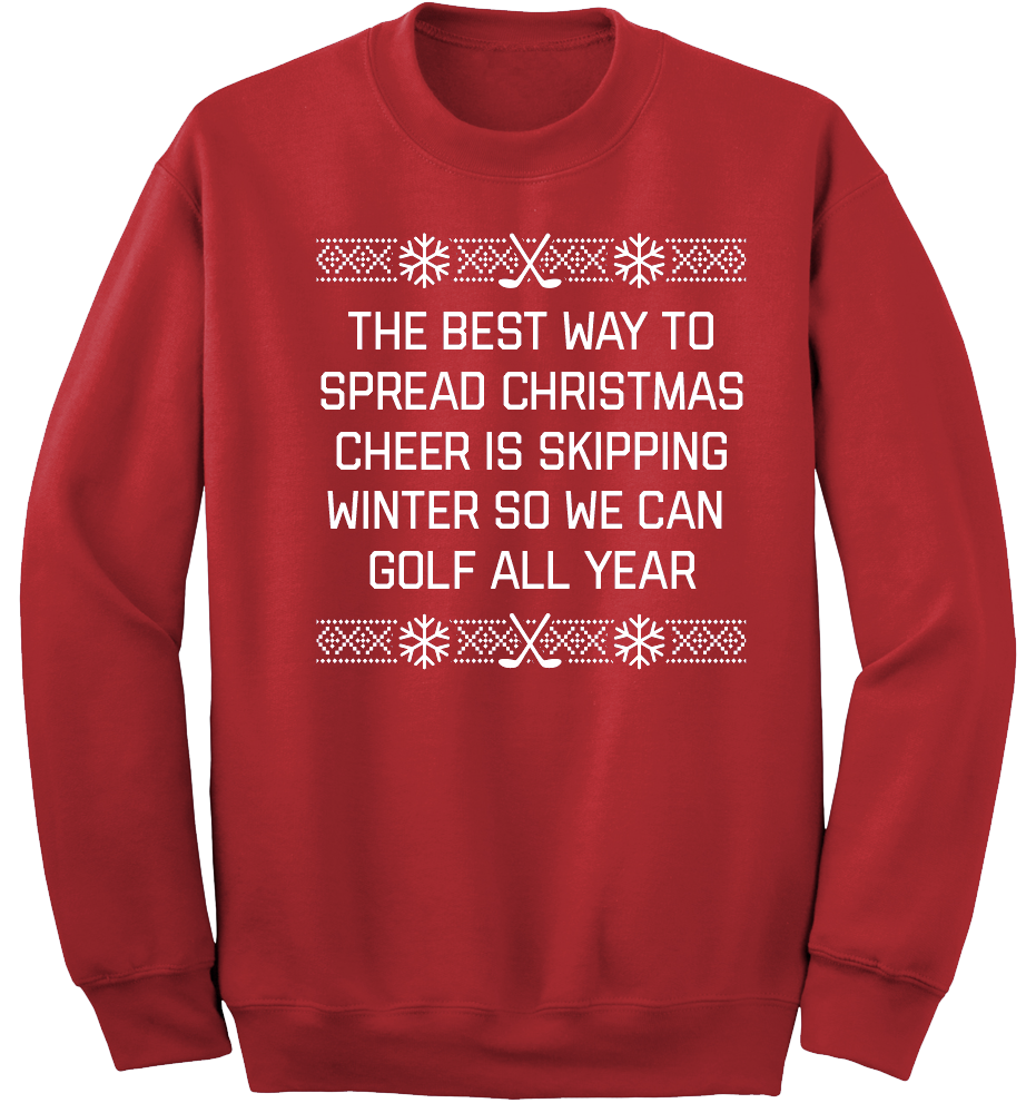 Golf ugly 2025 christmas sweater
