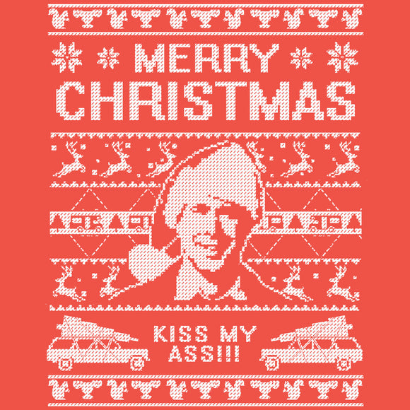 Merry Christmas, Kiss My Ass - Ugly Christmas Sweatshirt