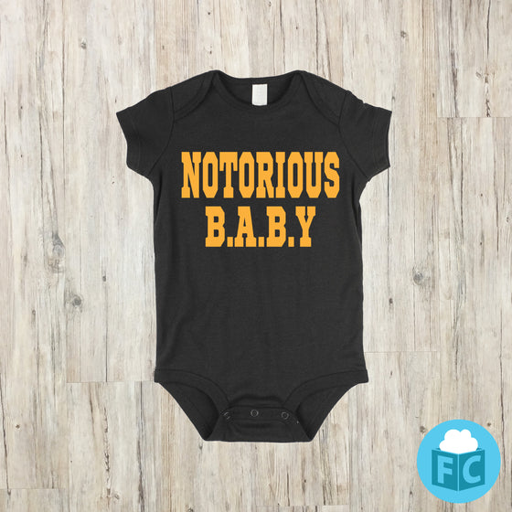 Notorious B.A.B.Y. Onesie