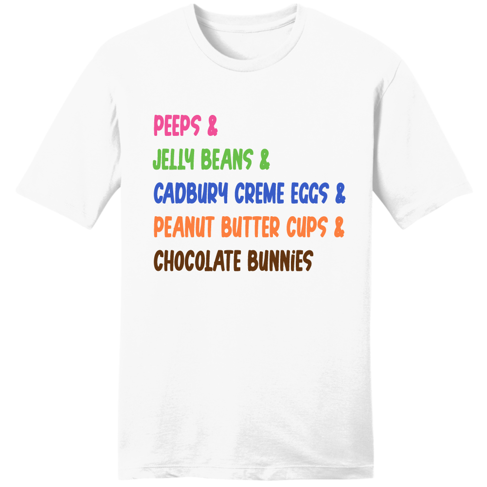 Peeps & Jelly Beans & tee