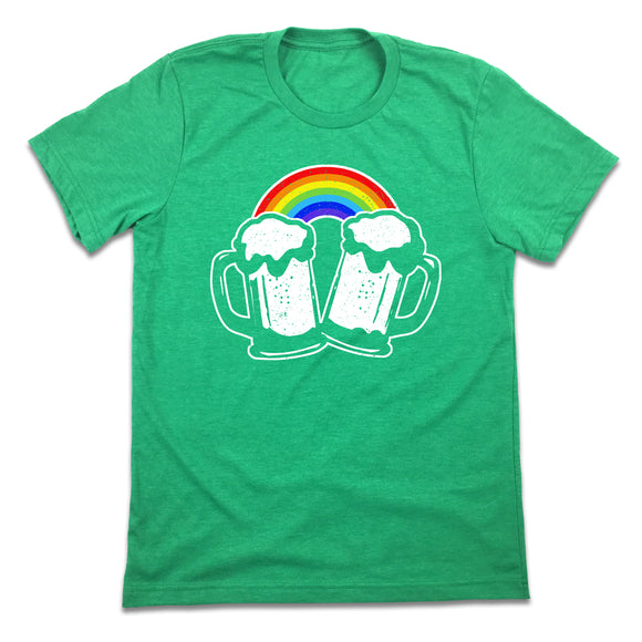 Rainbow Beer St. Patrick's Day Drinking Tee
