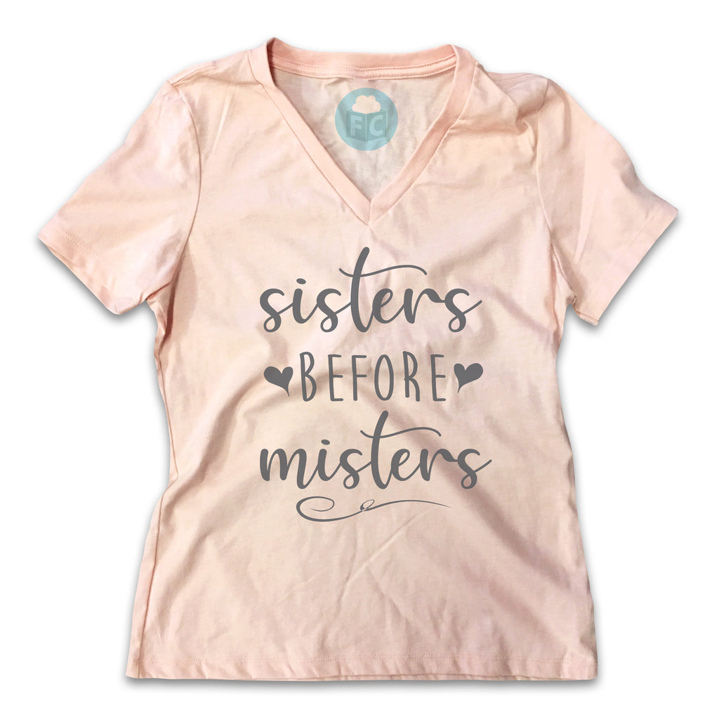 Sisters Before Misters - Women's V-Neck