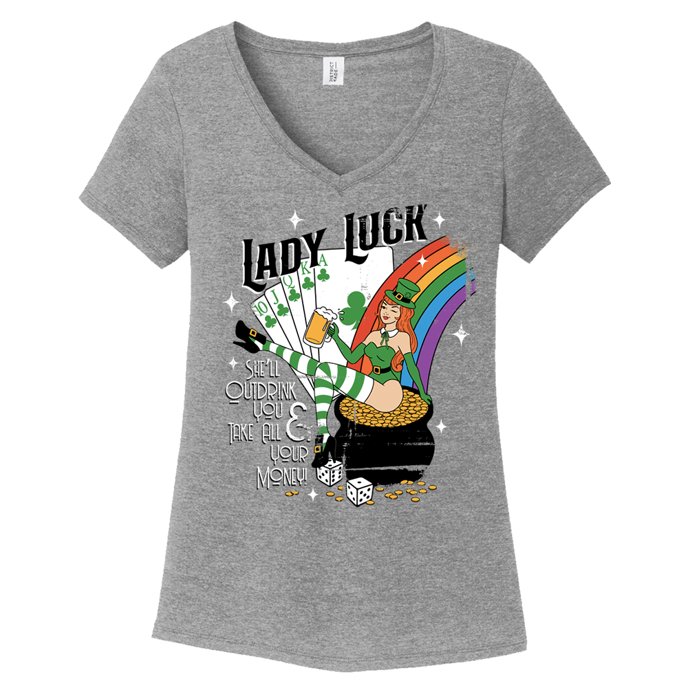 Lady Luck Women's V-neck