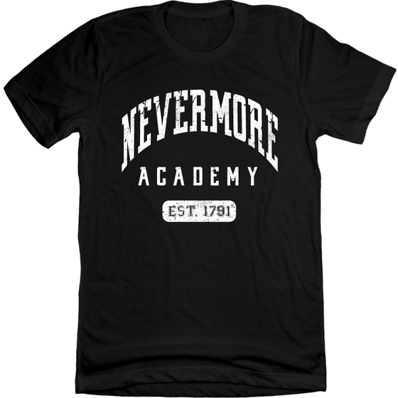 Nevermore Established 1791 T-shirt Black Fluffy Crate