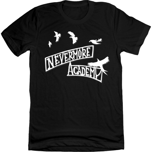 Nevermore Crows T-shirt Black Fluffy Crate