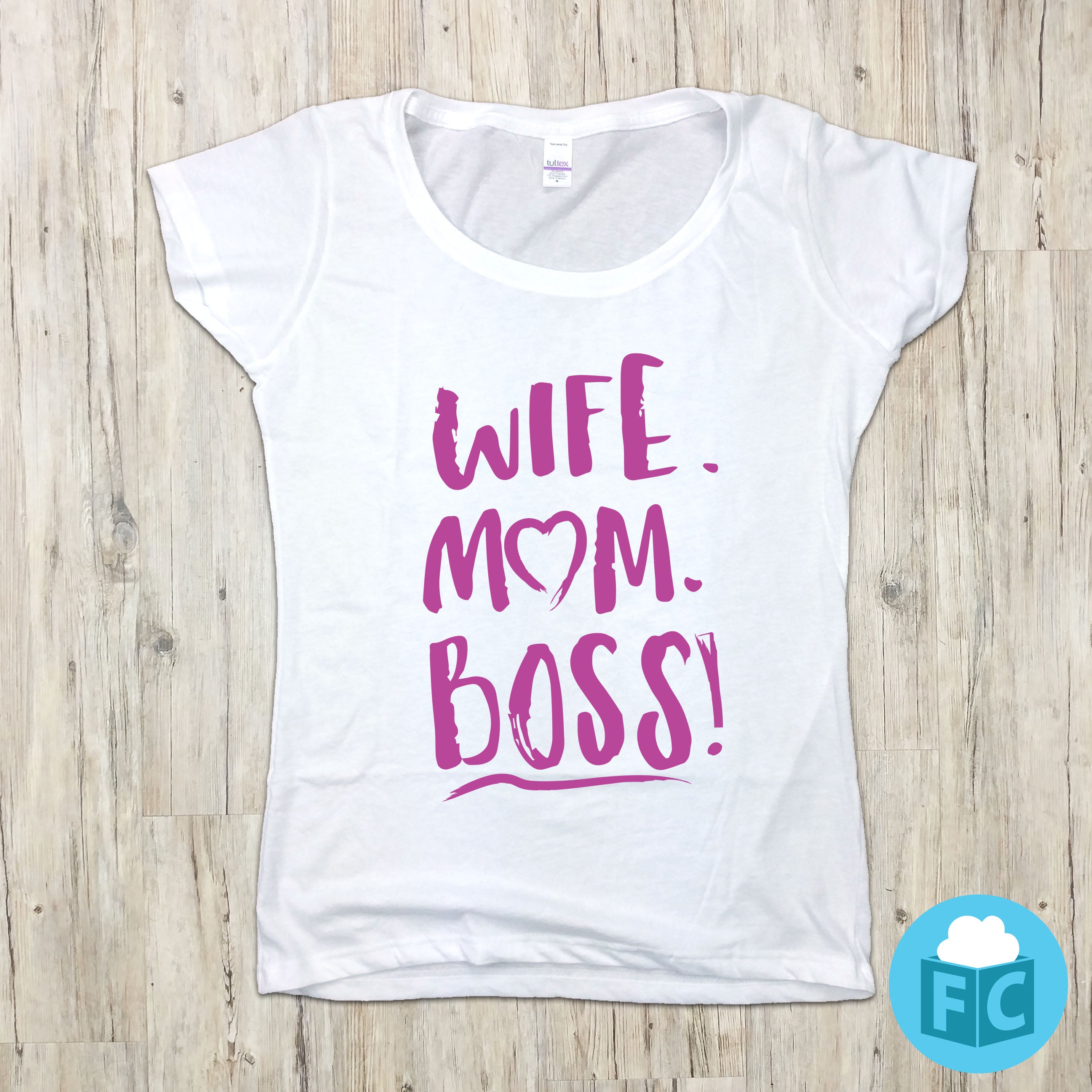 Wife Mom Boss Mothers Day Apparel Fluffy Crate Fluffycrate 6037