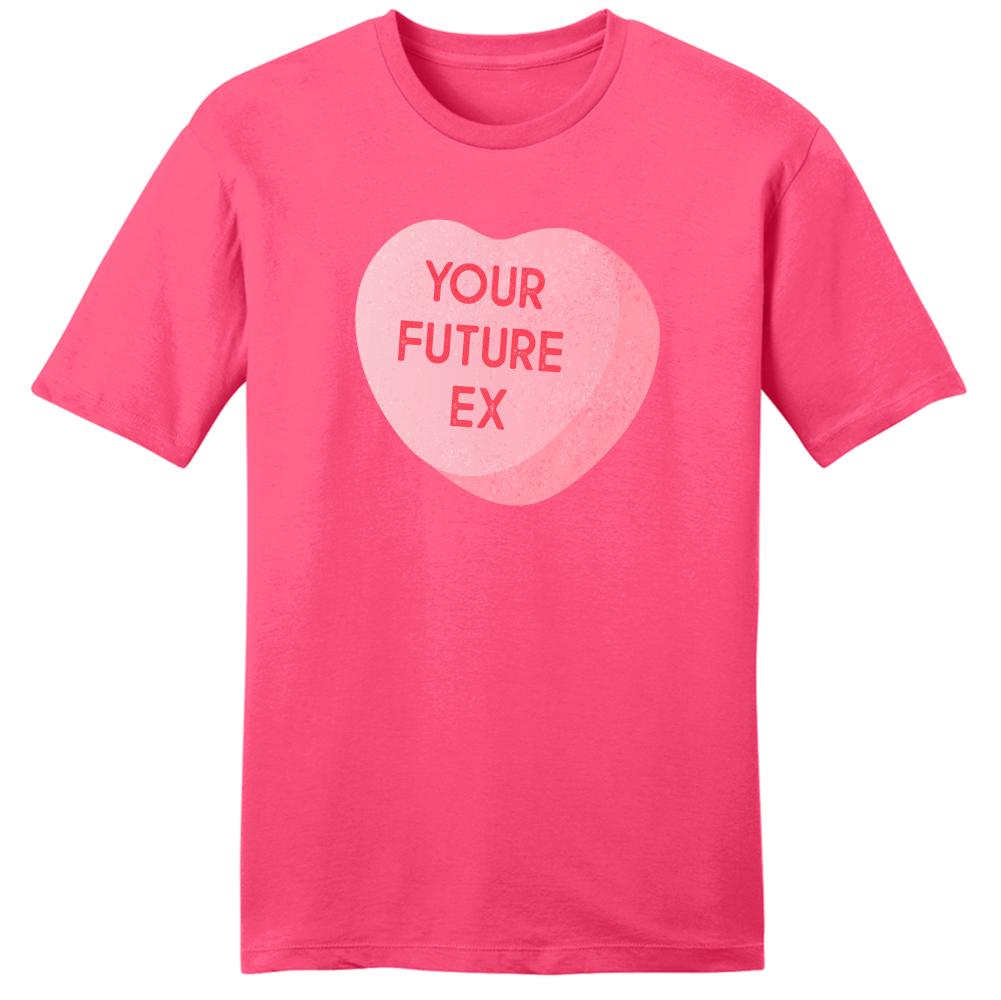 Your Future Ex pink tee