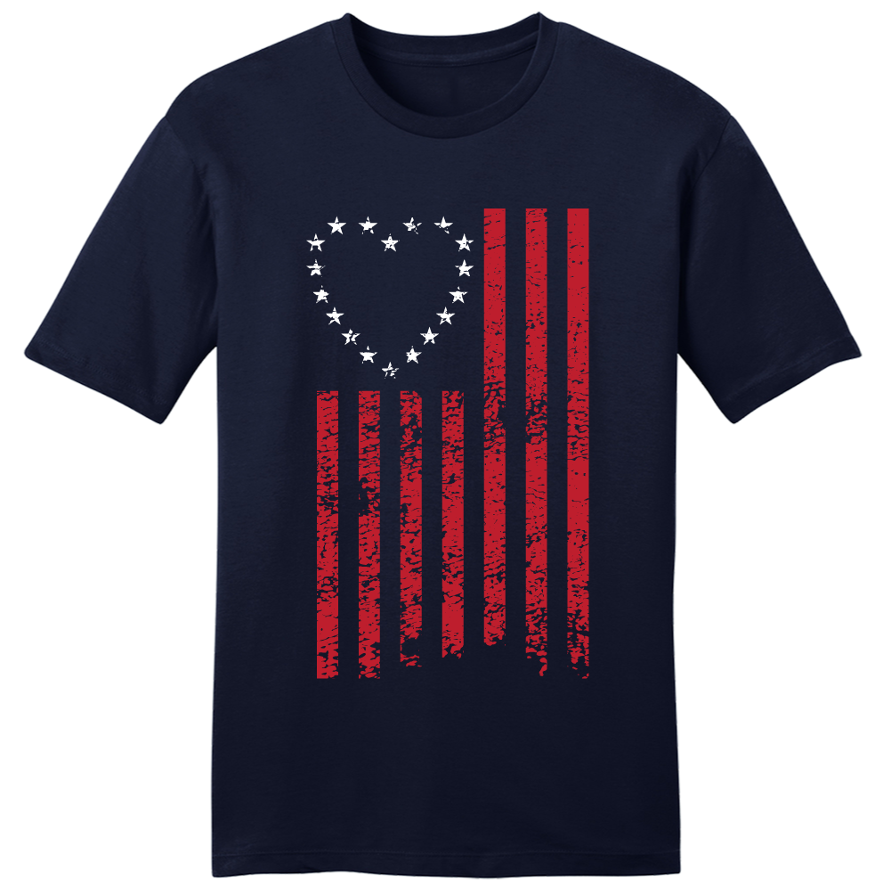 Heart Flag tee