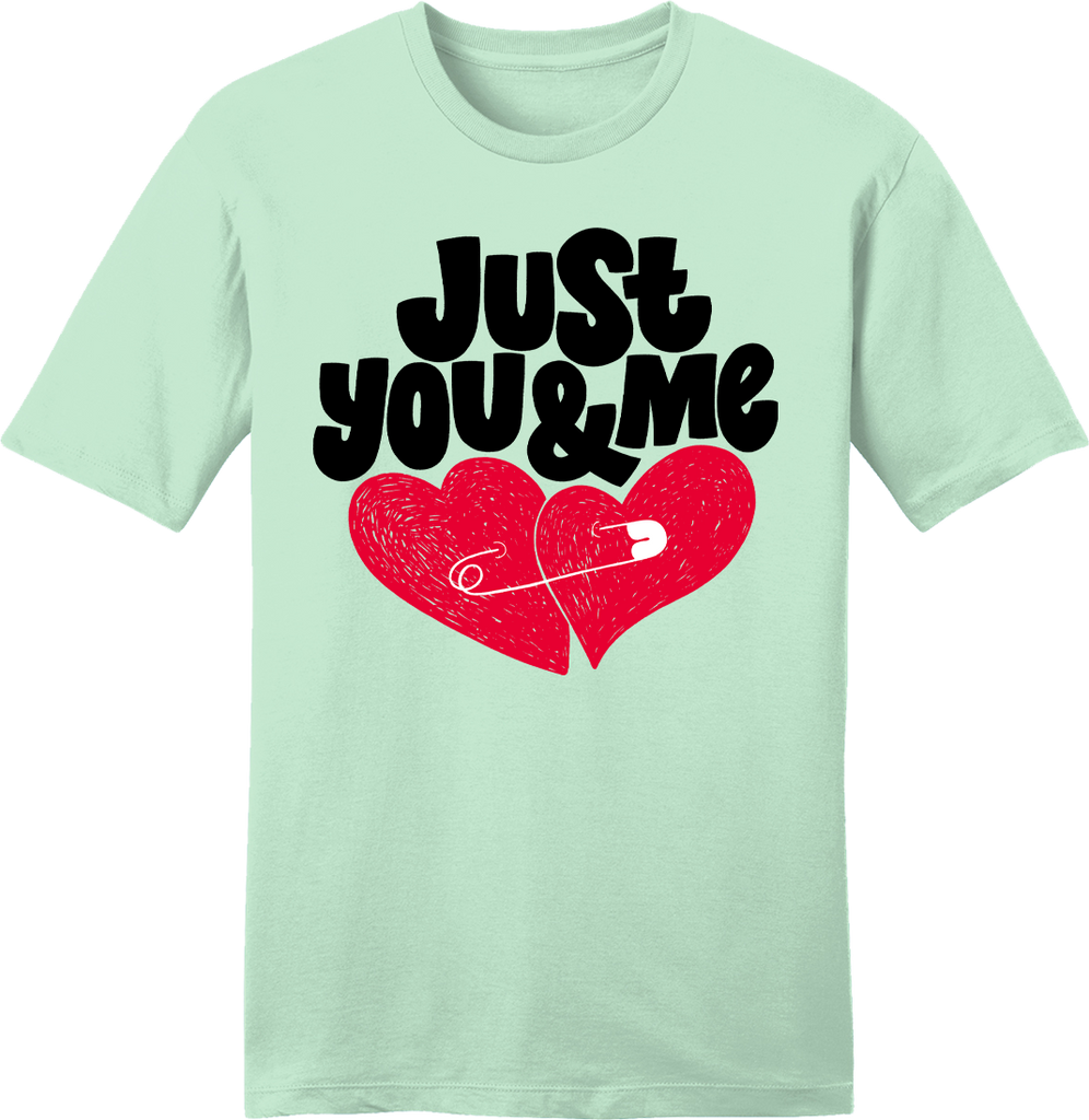 Just You & Me Safety Pins tee