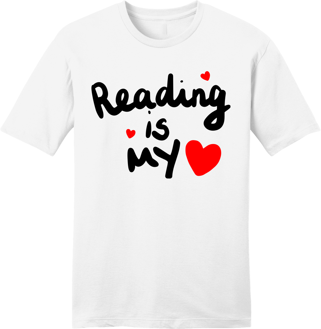 Reading is My Heart tee
